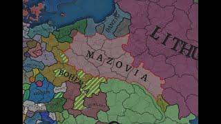 Europa Universalis IV : Forming Poland via Mazovia and ''Back to the Piast'' Achievement