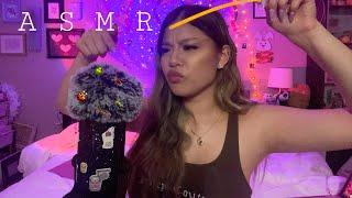 ASMR| Bugs Searching  (mouth sounds, inaudible, & plucking)