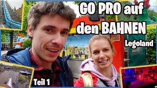 FILMEN  auf den Bahnen  im LEGOLAND DEUTSCHLAND  Mythica, Feuerdrache,... Vlog & On Ride Teil1/2