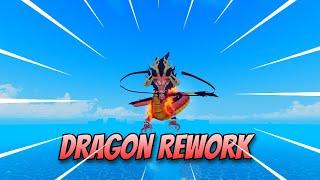 DRAGON REWORK SHOWCASE | King Legacy