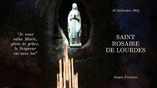 15:30 - Santo Rosario de Lourdes (lingua francese) - 27/09/2024