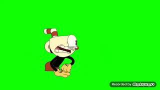 the cuphead show green screen