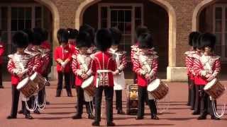 Grenadier Guards Corps of Drums at St James's Palace 25 July 2013