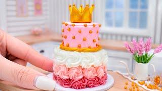 So Yummy Miniature Queen Cake Decorating Ideas  Fresh Cake Recipe Tutorial By Mini Cake