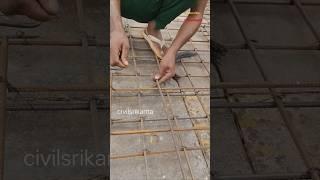 Useful construction tips. How to reliably tie reinforcement #shorts​#construction​#reinforcement​