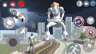 AVANGERS VS GIANT PENNYWISE FIGHT | AVANGERS MODE INDIAN BIKES DRIVING 3D GAME