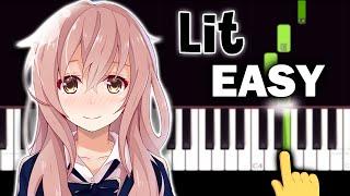 Koe no Katachi OST - Lit - EASY Piano tutorial