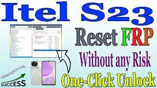 Itel S23 Reset FRP UNLOCK Android 12 One CLICK BY DFT Pro #Gsmsanjoy