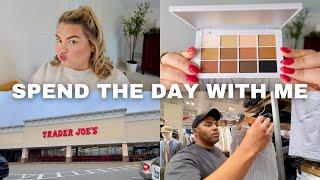 NEW TIKTOK MAKEUP TREND, MALL SHOPPING + TRADER JOES | DAILY VLOG