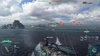 Японский линкор Fuso.  World of Warships. 2021 #wows2021 #тащимwows2021 #wows #world of warships