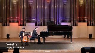 Rachmaninoff - Vocalise - Karatayev cello / Kazhgali piano, (Almaty 2019)