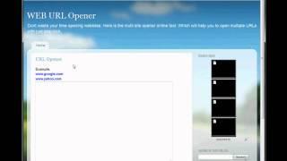 Url Opener - Helps you to open multiple sites with one click