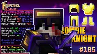 How OP Is Zombie Knight Armor | Hypixel Skyblock - Minecraft EP. 195