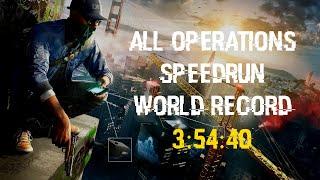 Watch Dogs 2 All Operations (No DLC) Speedrun in 3:54:40 (WR)