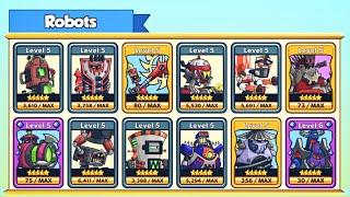 Tower Conquest Robots All Characters Upgraded to Max level | Robots All Unlocked #23