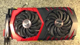 Прогорела MSI Gaming GTX 1070