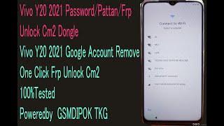 Vivo Y20 (2021) V2043 Pattern Unlock | FRP Remove Cm2 | Just One Click TESTED