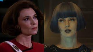 Rachel Garrett in TNG But in the Style of Section 31