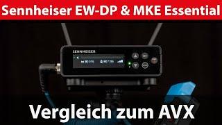 Test: Sennheiser EW-DP ENG Set und MKE Essential Omni im Vergleich zum AVX-ME2 MKE 2 Bundle