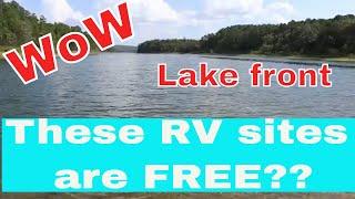 Episode 23: Free Lakeside RV Camping - Boondocking in Arkansas - The Natural State