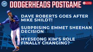 DodgerHeads Postgame: Padres-Dodgers benches clear, Emmet Sheehan off roster & Hyeseong Kim's role