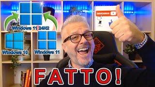 Aggiornare a Windows 11 24H2 Anche su PC SENZA REQUISITI e SENZA formattare! Ecco la guida facile!