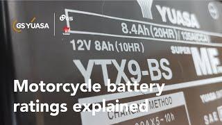 Understanding motorcycle battery ratings - GYTV