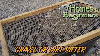 How to Make a Dirt or Gravel Strainer or Sifter