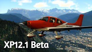 [X-Plane 12] Flight from Bolzano to Innsbruck | Meta Quest 3 RTX 4080S | XP12.1 Beta