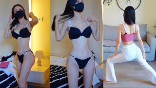 (4K) English Speaking! First Ever! Smooth Lingerie HaulYoga Flow