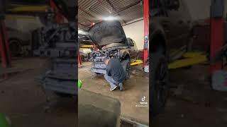 Range Rover sport 5.0 how to remove engine body frame