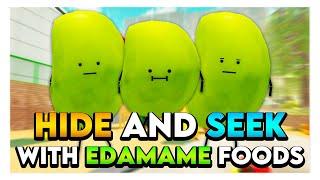 Roblox SECRET STAYCATION HIDE & SEEK WITH EDAMAME FOODS! 🫛