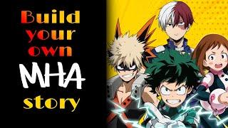 MHA pause game challenge || Build your own MHA story || be a hero !