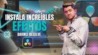 COMO USAR E INSTALAR EFECTOS EN DAVINCI RESOLVE 18Cómo AÑADIR EFECTOS INSTALACION Y USO 