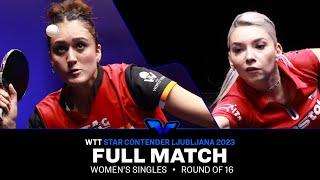 FULL MATCH | Manika BATRA vs Bernadette SZOCS | WS R16 | #WTTLjubljana 2023