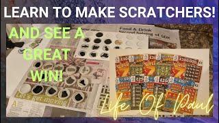 Scratch Cards and Scratchers! Find out how I make my scratchers, and see £25 of cards in action.