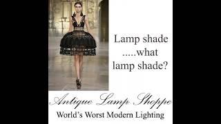 Antique Lamps - What Lampshade?