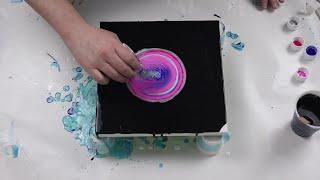 (469) Mont Marte PRE-MIXED PAINTS!! Testing out Fluid Acrylic Paints, Fluid Acrylic Pour Painting