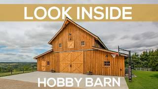 Party Barn with Storage - Post and Beam Kit