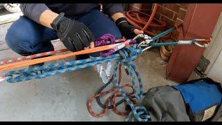 Ultra Minimalist Rope Rescue Rigging: Using Only Prusiks & Carabiners