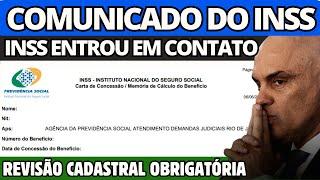 INSS ENTROU EM CONTATO COM VOCÊ? APOSENTADOS ESTÃO RECEBENDO CARTA OFICIAL COM ESTE AVISO