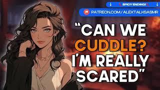 [F4M] Popular girl asks you to cuddle her [reverse comfort] [flirty] [hoodie stealing] | ASMR RP