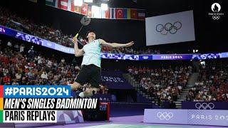 Men's Singles Badminton FULL FINAL | Paris Replays