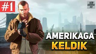 GTA 4 ► AMERIKAGA KELDIK #1 ► UZBEKCHA GAMEPLAY