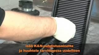 K&N Air Filter Cleaning - Finnish