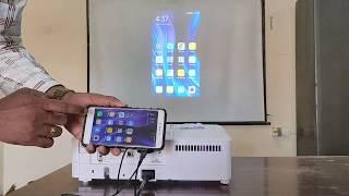 How to connect smartphone to projector wirelessly without laptop or pc no internet required!!