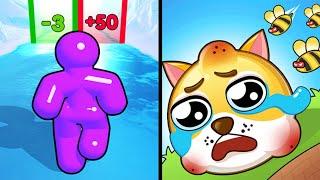 Tall Man Run Vs Save The Doge ‍️ Max All Levels Android iOS Gameplay Ep 269