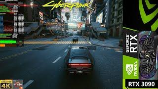 Cyberpunk 2077 Ultra Settings Ray Tracing 4K DLSS With MODS | RTX 3090 | Ryzen 9 5950X