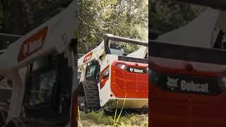 Bobcat Superflow Forestry Mulcher in Action #bobcat