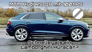 MTM Audi RS Q8 mit 1001 PS | Highspeed-POV und Zeiten messen 